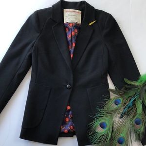 Anthropologie Cartonnier Black Stretchy blazer 6